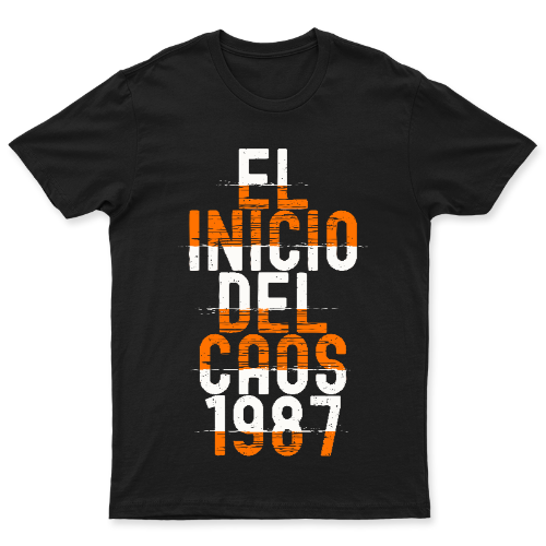 1987 El Inicio del Caos | Playera