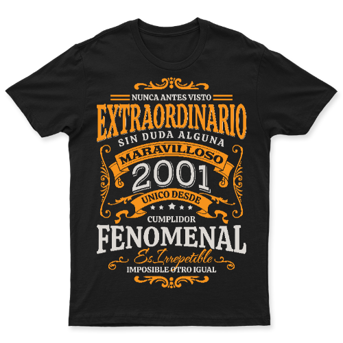 2001 Extraordinario Vintage | Playera