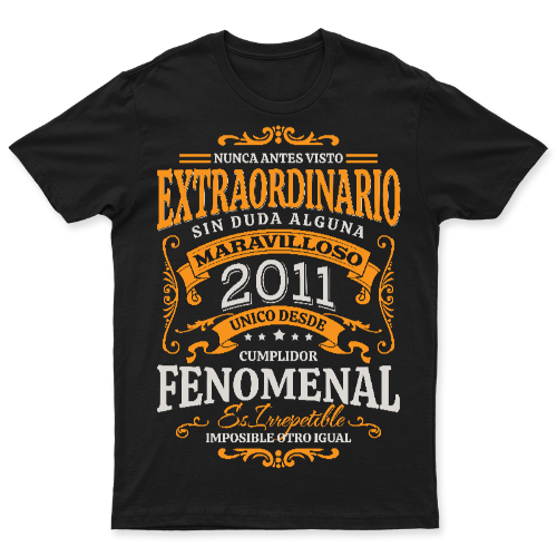 2011 Extraordinario Vintage | Playera